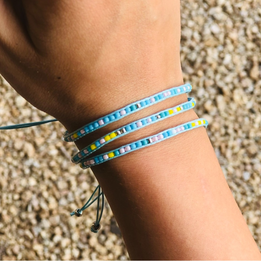 Baby Blue Minimalist Bracelet